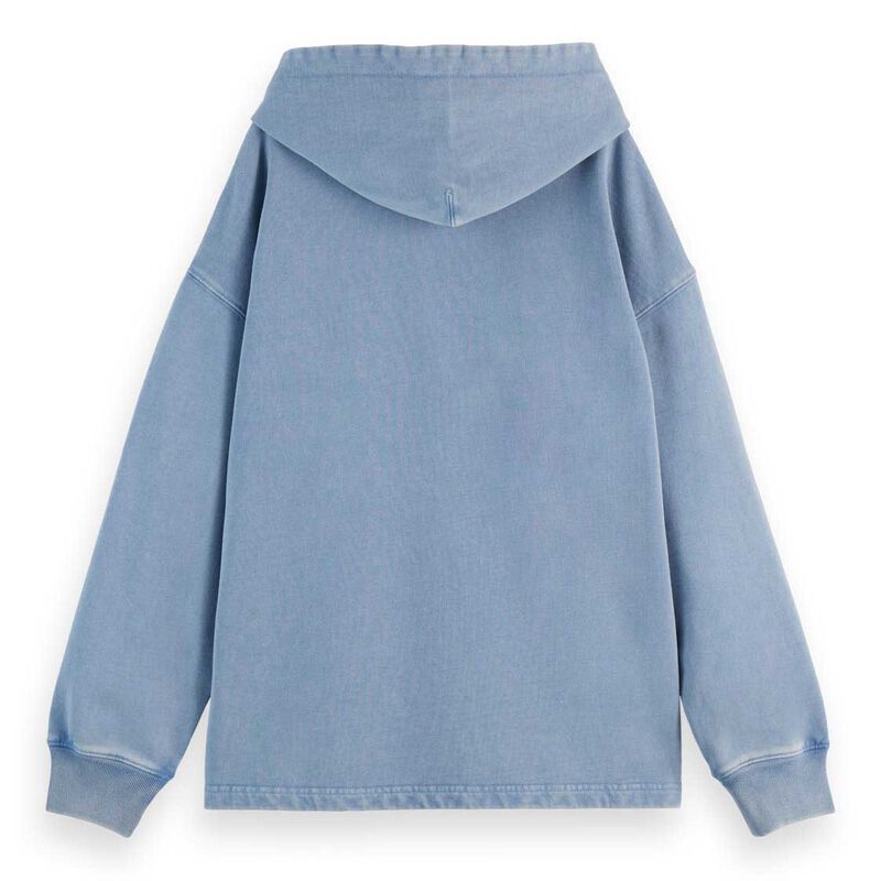 Scotch & Soda Washed Artwork Oversized Hoodie image number 1
